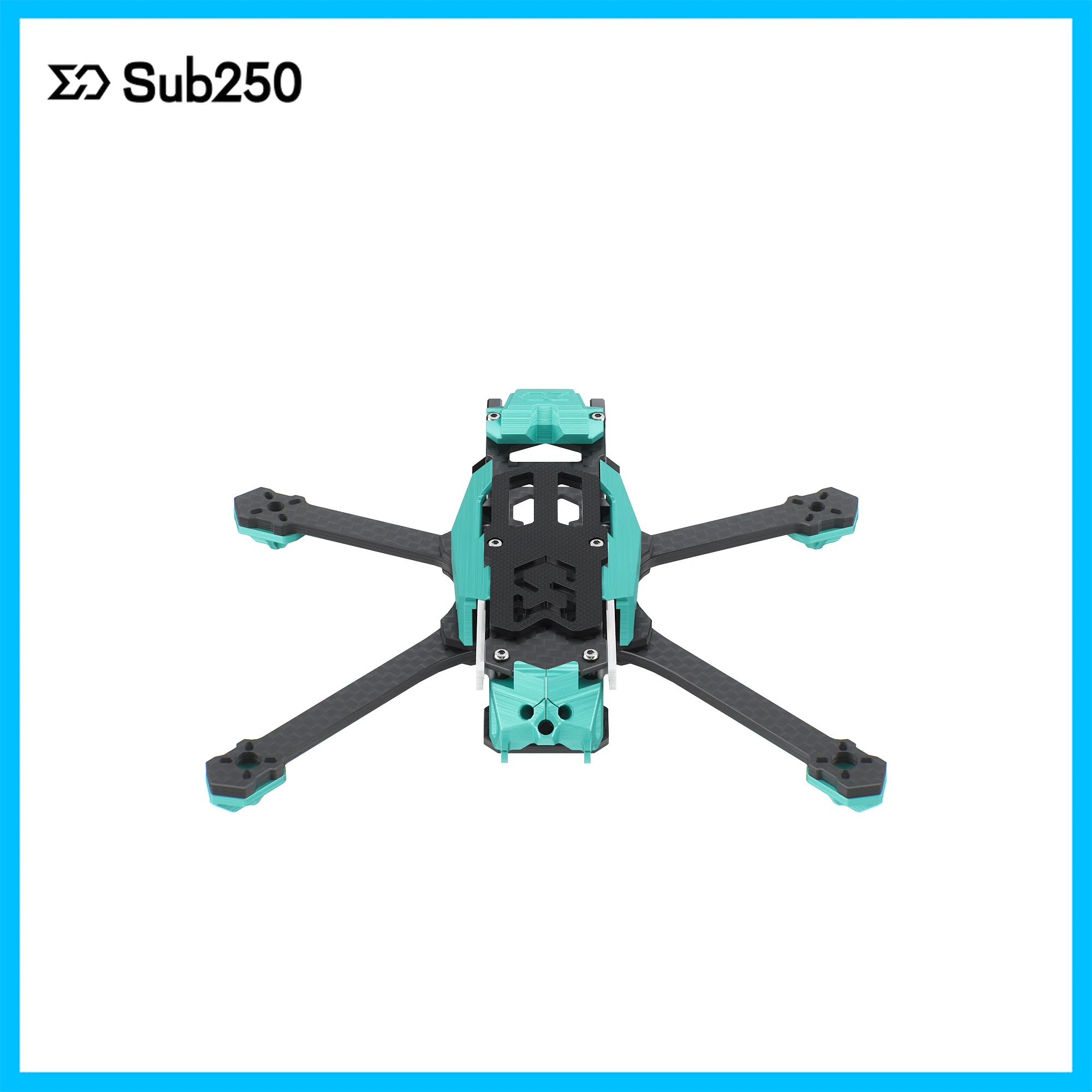 Pièces détachées drone FPV : plaque, bras, batterie, silicone