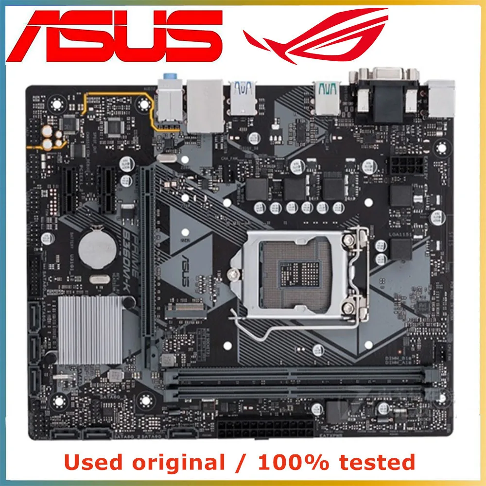 

For ASUS PRIME B360M-K Computer Motherboard LGA 1151 DDR4 32G For Intel B360 Desktop Mainboard SATA III PCI-E 3.0 X16