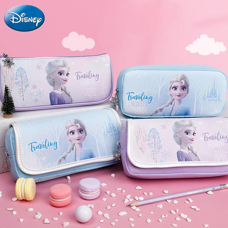 Disney Pencil Case Frozen Elsa Princess Stationery Box School Supplies