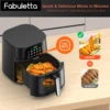 Air Fryer 5.8Qt, 11-in-1 Compact Air Fryers With Viewing Window, 450°F Digital AirFryer, 11 Smart Cooking Programs, Shake Remind 5