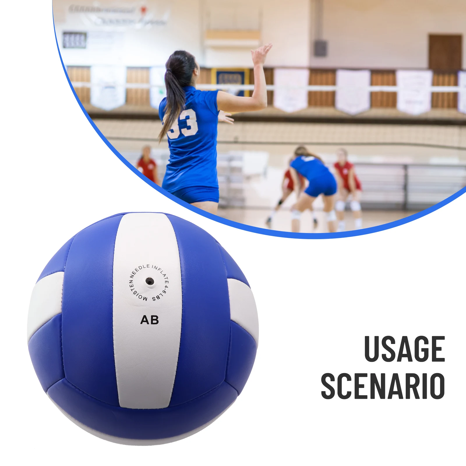 Balls Volleyball Airtight Size 5 Volleyball Competition For Beach Functional Indoor Oft PVC And Rubber Quality