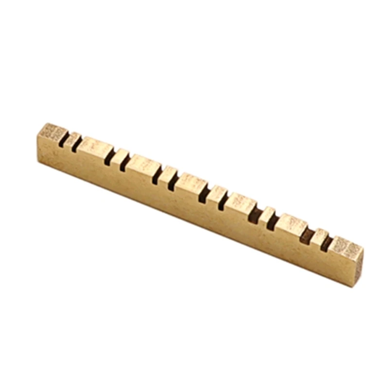 12 String Guitar Nut Saddle Top Nut Vintage Electric Guitar Accessories 6 string saddle nut cattle bone slotted guitar saddle nut white bone bridge guitar accessories or ukulele uke guitar parts