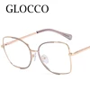 New Fashion Brand Designer Anti Blue Light Reading Glasses For Women Thin Metal Spring Hinge Prescription Eyeglasses Frames 0~+6 4