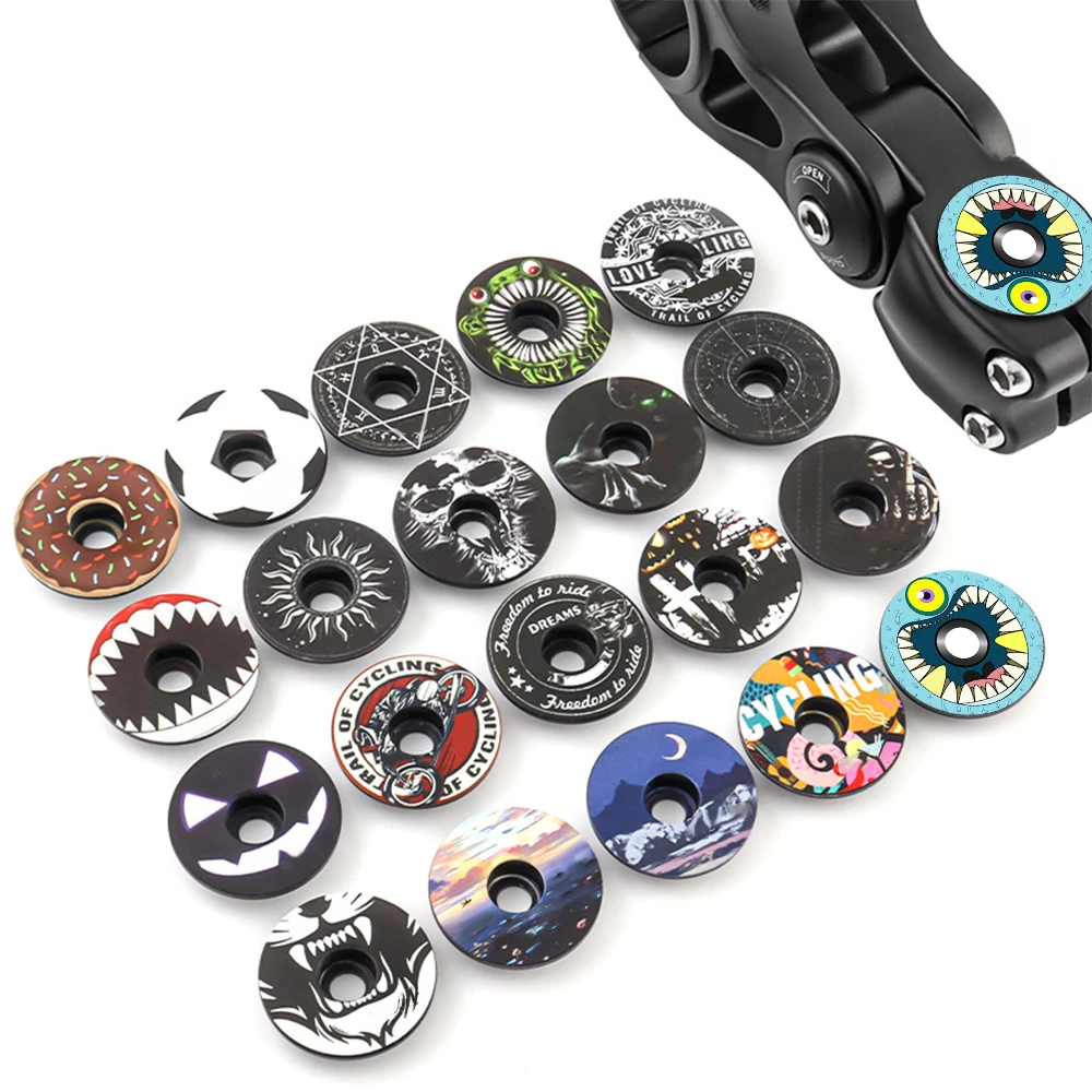 자전거 헤드셋 커버 32mm 헤드셋 스템 캡 팩, 알루미늄 합금 Mtb 자전거용 로드 산악 자전거 사이클링 부품 액세서리