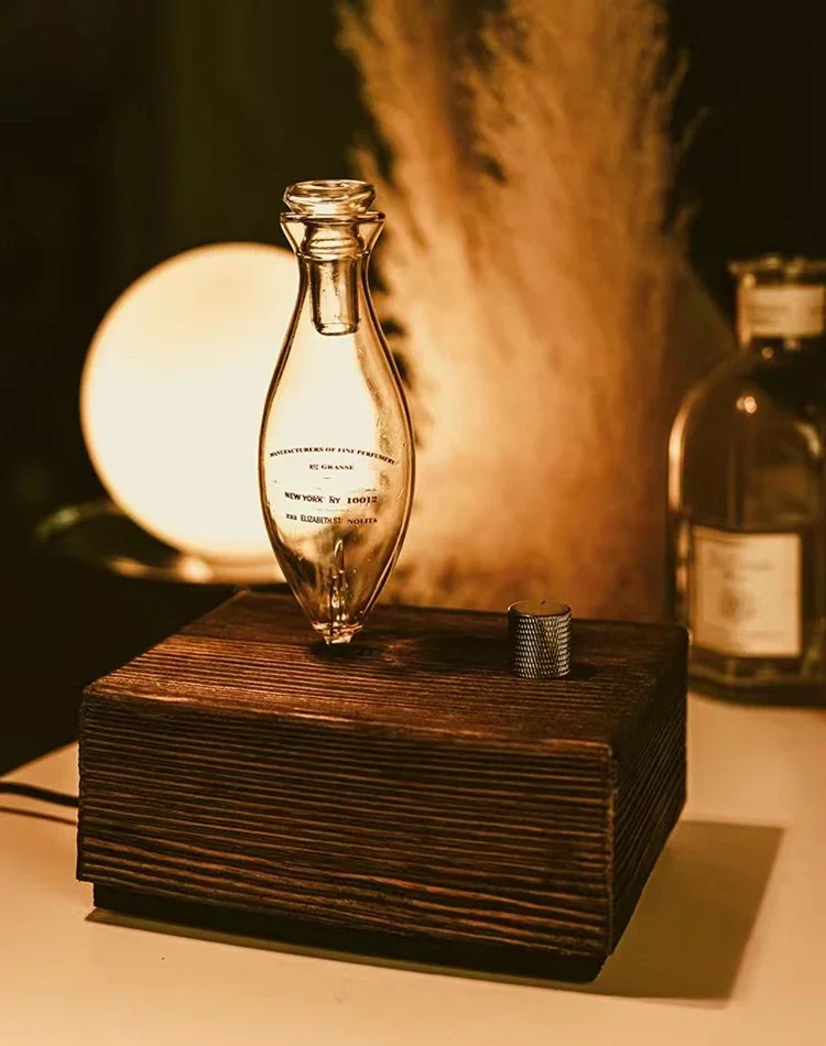 Vintage Aroma Diffuser With Tungsten Filament Lamp And Humidifier_voghion.com