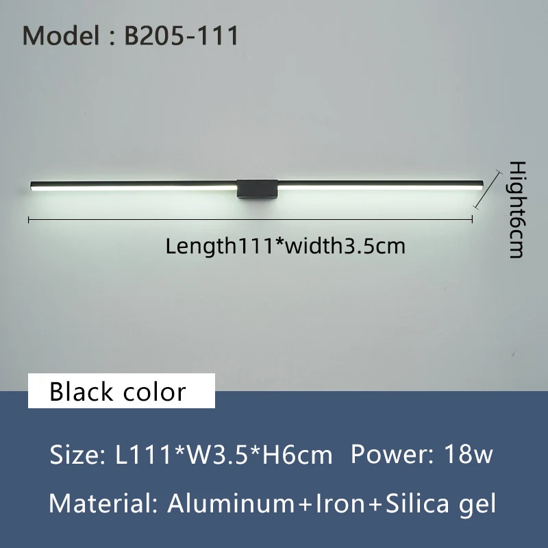 Black L1100mm
