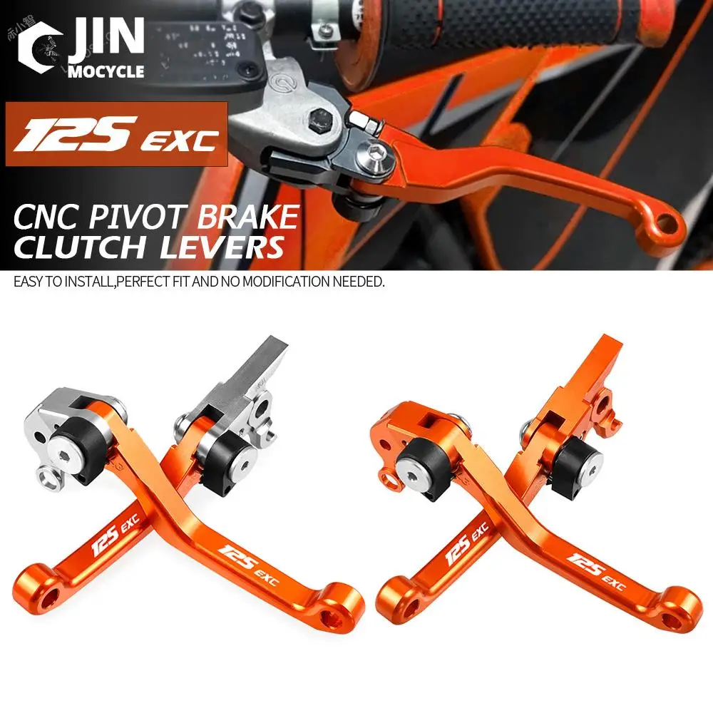 

Motocross Foldable Pivot Dirt Bike Brake Clutch Levers Cable Lever Handle For K-T-M 125EXC 2004 2005 2006-2008 EXC 125 2009-2016