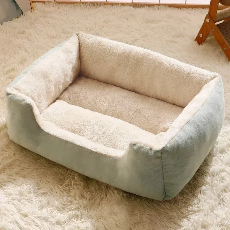 Pet Bed for Cats And Dogs Cushion Kitten Accessories Warm Soft Plush Comfortable Basket House Pet Supplies Habitats Pet Goods 3