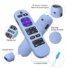 Silicone Protective Control Case for Rokutv Remote Control Cover for Roku Streaming Voice Remote Pro (2nd edition)/RCB1R /RCOS1 4