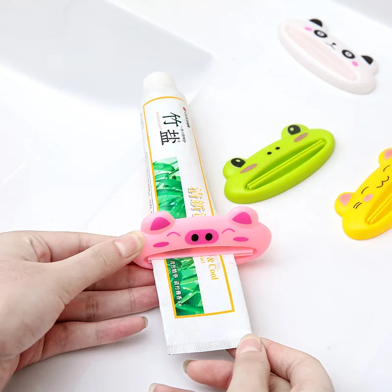 Kitchen Accessories Bathroom Multi-function Cartoon Toothpaste Squeezer Kitchen Gadget Home Bathroom Decoration toothpaste squeezer kitchen gadgets