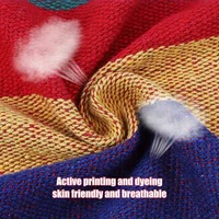 Outdoor Thickened Canvas Hammock/hammock accessories，Camping Outdoor Swing Net Hed Anti Rollover Striped Hanging Chair Hammock 6