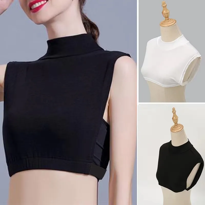 Fake Collar Modal Square Soft Elastic Detachable Turtleneck High Inner Neck Cover Women