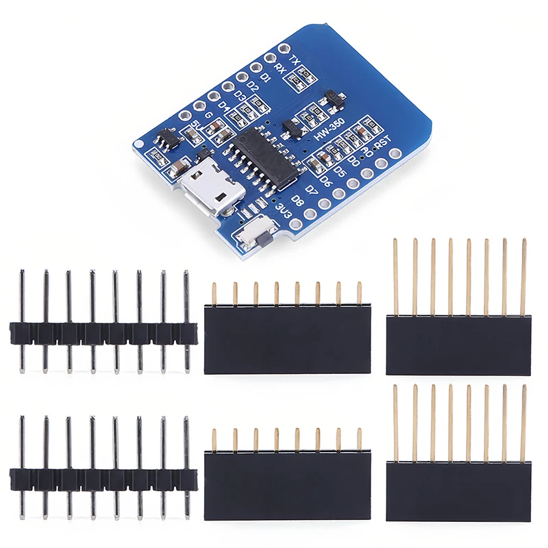 ตัวเลือกสินค้า บอร์ดพัฒนา ESP8266 D1 มินิ WIFI พร้อมขาเชื่อมต่อ USB
