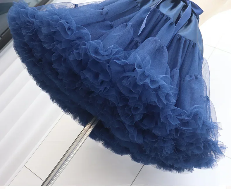 Damen Lolita Petticoat Crinoline Tutu Unterrock für Cosplay & Hochzeitskleider 2
