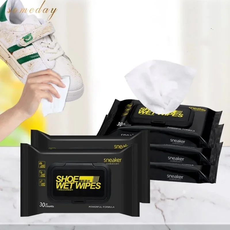 Shoe Polishing Wet Wipes Disposable for Sneaker Cleaning