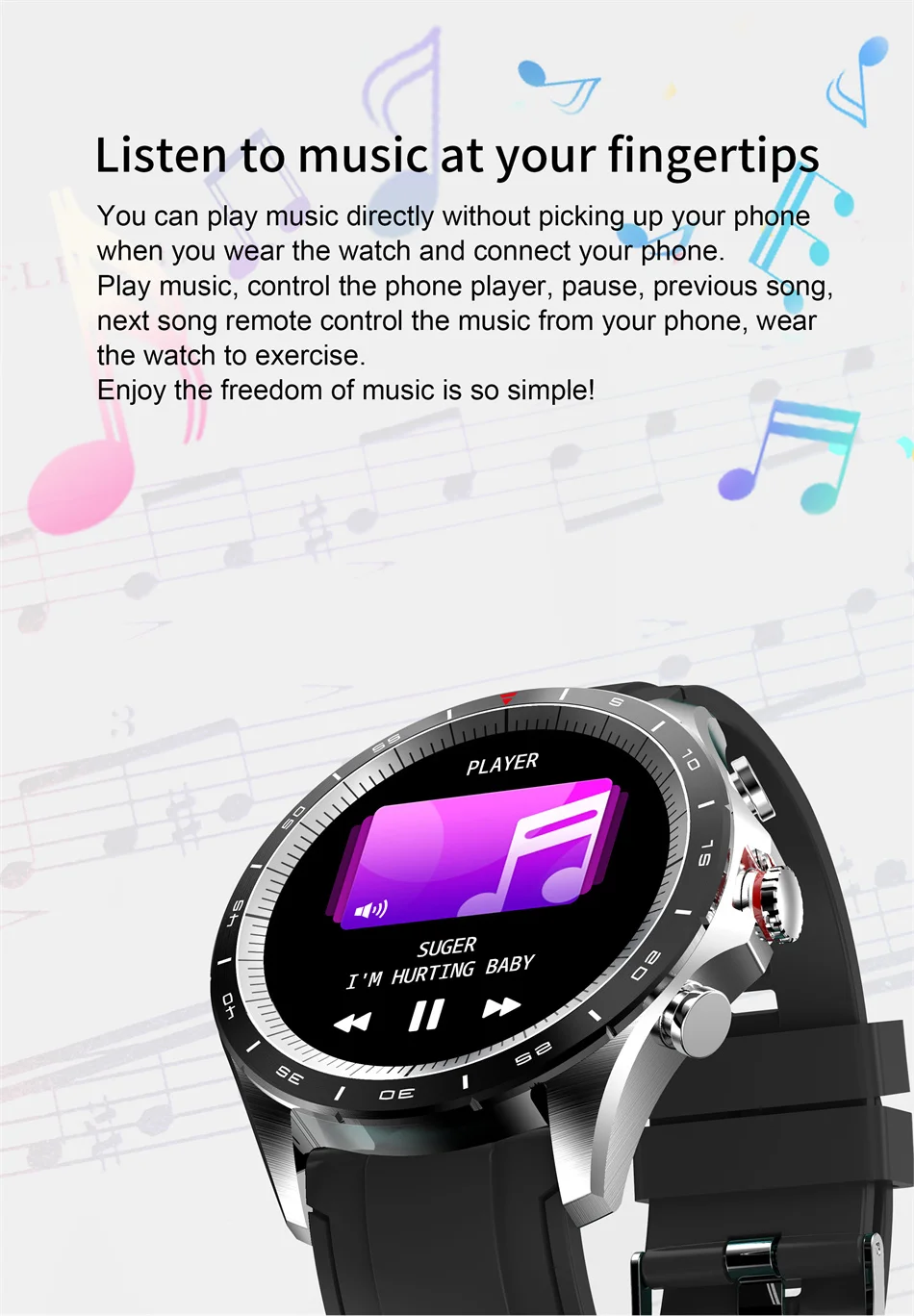 2022 New Fashion Smart Watch Men 1.32inch 360*360 HD Pixel Display Screen Sports Fitness Tracker Waterproof Mens Smartwatch+box