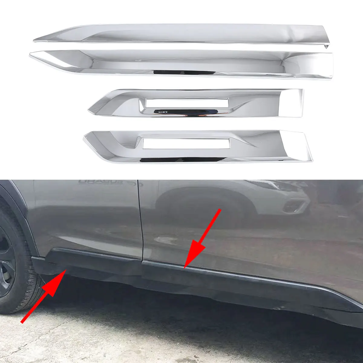 Accesorios cromados para Subaru Outback BT 2020-2022, moldura para puerta de coche, cubierta embellecedora, 4 piezas - AliExpress Automóviles y motocicletas