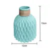 Modern Flower Vase White Pink Plastic Vase Flower Pot Basket Nordic Home Living Room Decoration Ornament Flower Arrangement 6