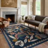 Carpet for Living Room Non-slip Soft Machine Washable Bedroom Floor Mat Bohemian Style Large Size Home Decoration Rug 거실 카펫 3