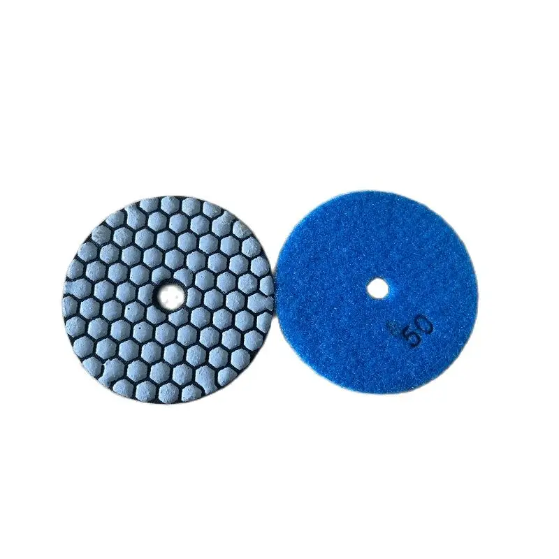 

4 Inch 100mm Dry Diamond Polishing Pad Flexible Sheet For Grinding Stone Marble Granite Sanding Disk Abrasive Pads