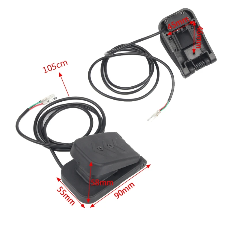 Foot Pedal Electric Car Vehicle E-Bike Boat Scooter Throttle Pedal Dropship