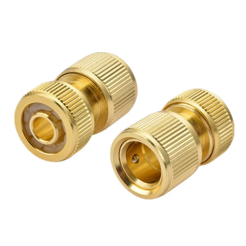 

1pcs 1/2" Aluminium Flow Connector Quick-connect Watering Car Washing Water Gun Nipple connect Garden Irrigation Fittings