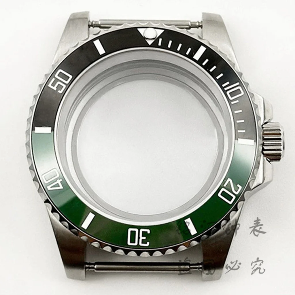 Deep Blue Bezel 40MM Diver Watch Case with Waterproof Sapphire Crystal
