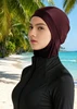 1 pièces Burkini Femme Hijab bain bain Hijab femmes été plage instantané Turban casquette