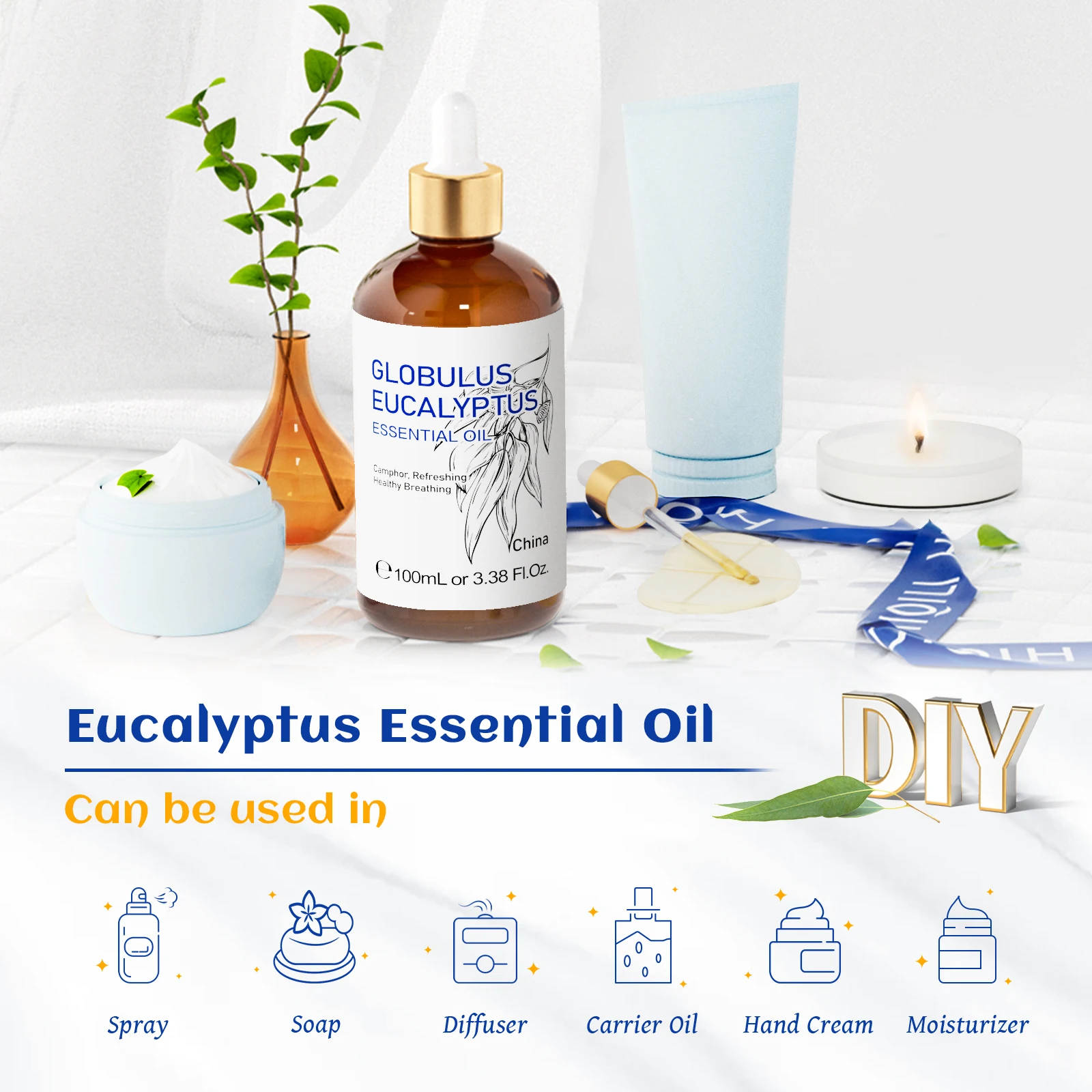Pure Aromatics 100ml Essential Oil - Natural Extraction