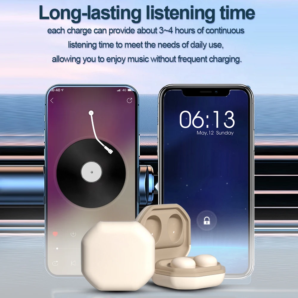 Wireless Earbuds Ear Buds with Charging Case BT Headphones for Phone Tablet Laptop Sports