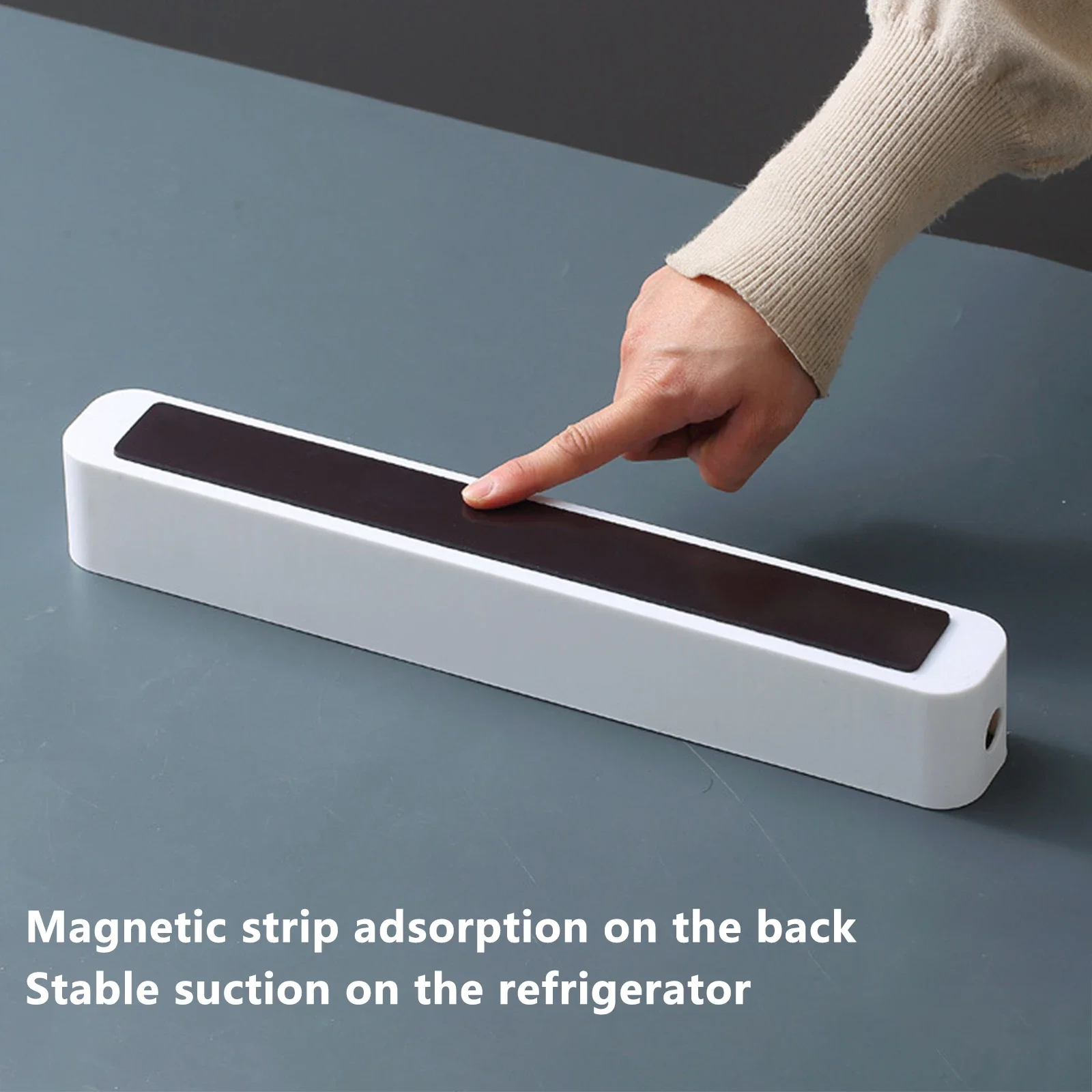 Cling Film Dispensers Wall Mount Magnetic Aluminum Foil Slider Cutter Storage Box Reusable Dustproof Moistureproof Kitchen Tools food film dispenser cling wrap dispenser kitchen wrap dispenser plastic wrap dispenser cling film cutter plastic wrap cutter