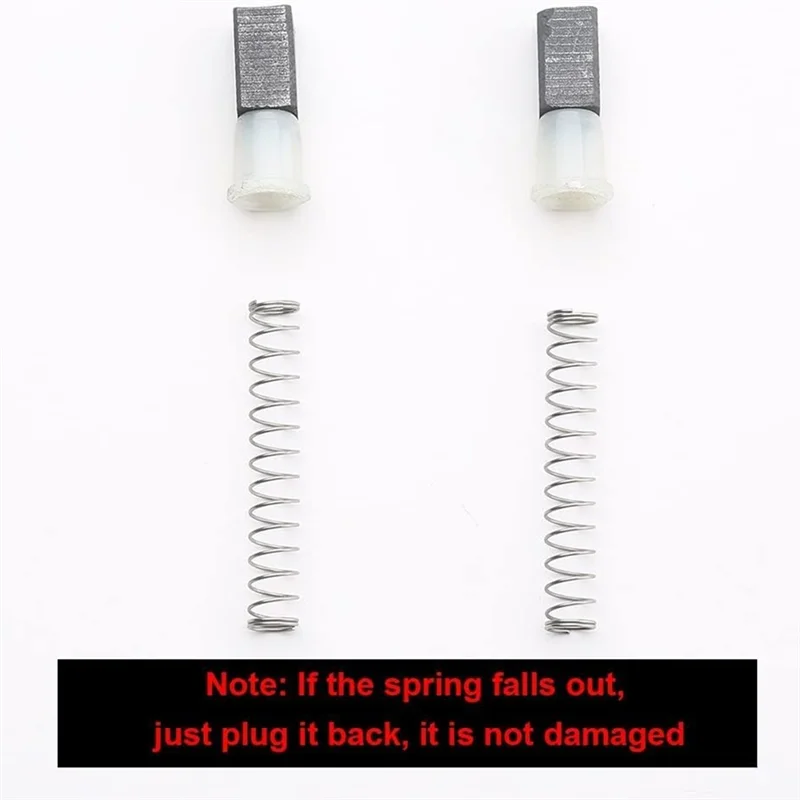 AA20-12PCS Carbon Brush And Spring Assemblies For Oster A5/Classic 76/Classic 97 Hair Clipper Repair Parts Spare Parts