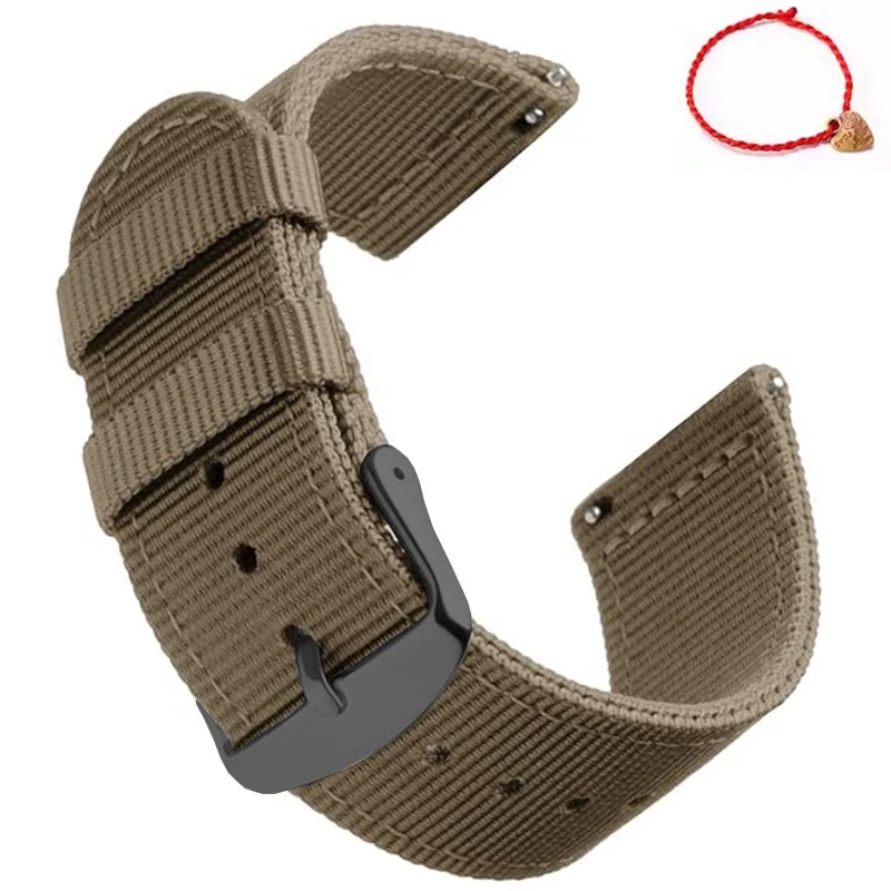 Durable Waterproof Sailcloth Nylon Watch Strap with Quick Release