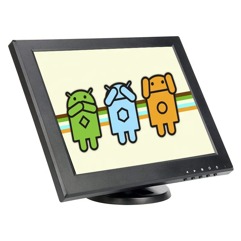 ZHIXIANDA  ġ  LCD ÷, BNC HDMI AV VGA USB Է,   , 12 ġ 4:3, 1024x768