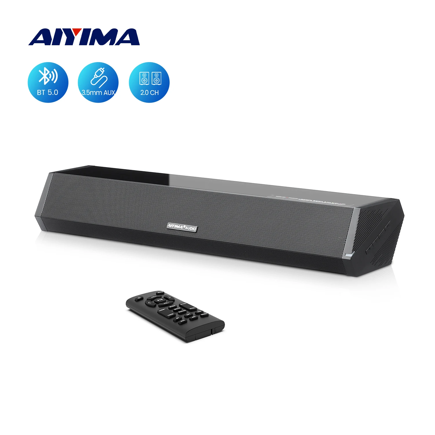 Altoparlante Bluetooth Aiyima Altoparlante Audio Portatile A Gamma Completa Soundbar Wireless Tv Soundbar Stereo Hifi Staccabile Home Theater