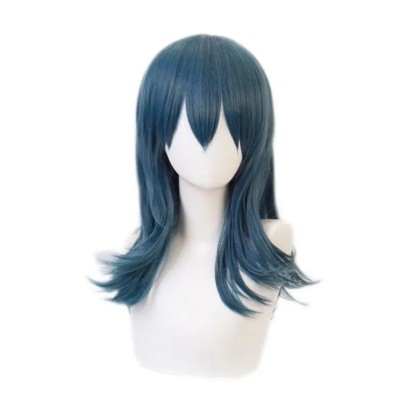 

Game Fire Emblem: Three Houses Byleth Cosplay Wig Green Long Hair Heat Resistant Synthetic Halloween Party Accessories Props