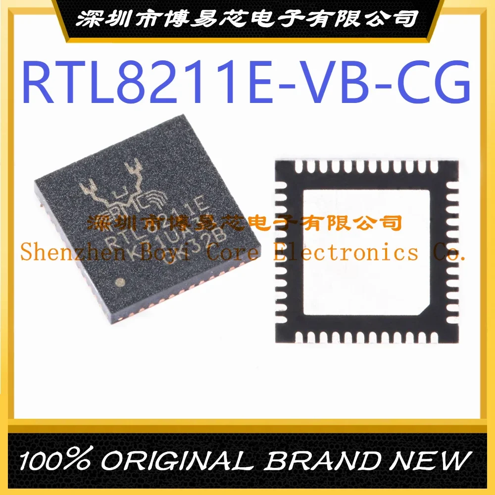 RTL8211E-VB-CG package QFN-48 new original genuine Ethernet IC chip