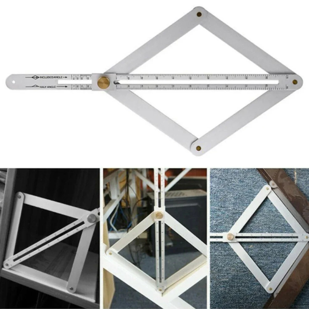 1 Pc Stainless Steel Protractor Corner Angle Finder Ceiling Artifact Tool Square Protractor Carpentry Building Measuring Tools 3