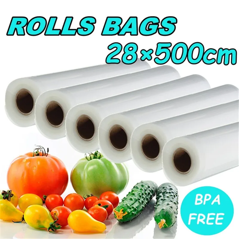 Kitchen Vacuum Packed Bags Sealer Food Saver Reusable Rolls Kitchen Organizer Fresh-keeping Storage Bag fresh keeping bags,plastic food storage bags,vacuum seal bags,vacuum bags,food storage bags,plastic packaging bags