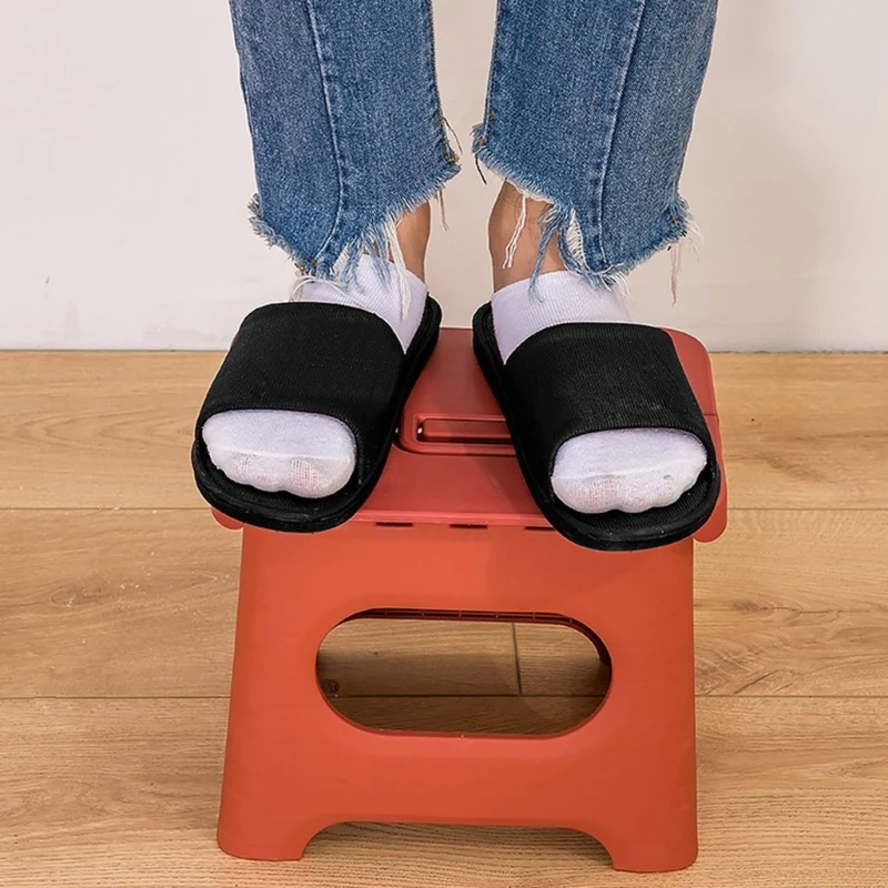 Portable Plastic Folding Stool Multi-Purpose Children Stool Stepstool Outdoor 2