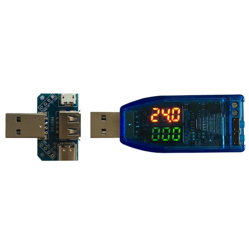 

Адаптер USB, Штекерный USB-разъем в Type-C Micro Female USB 2,54 мм-4P, тестовая плата для передачи данных, плата адаптера USB, распределительная плата