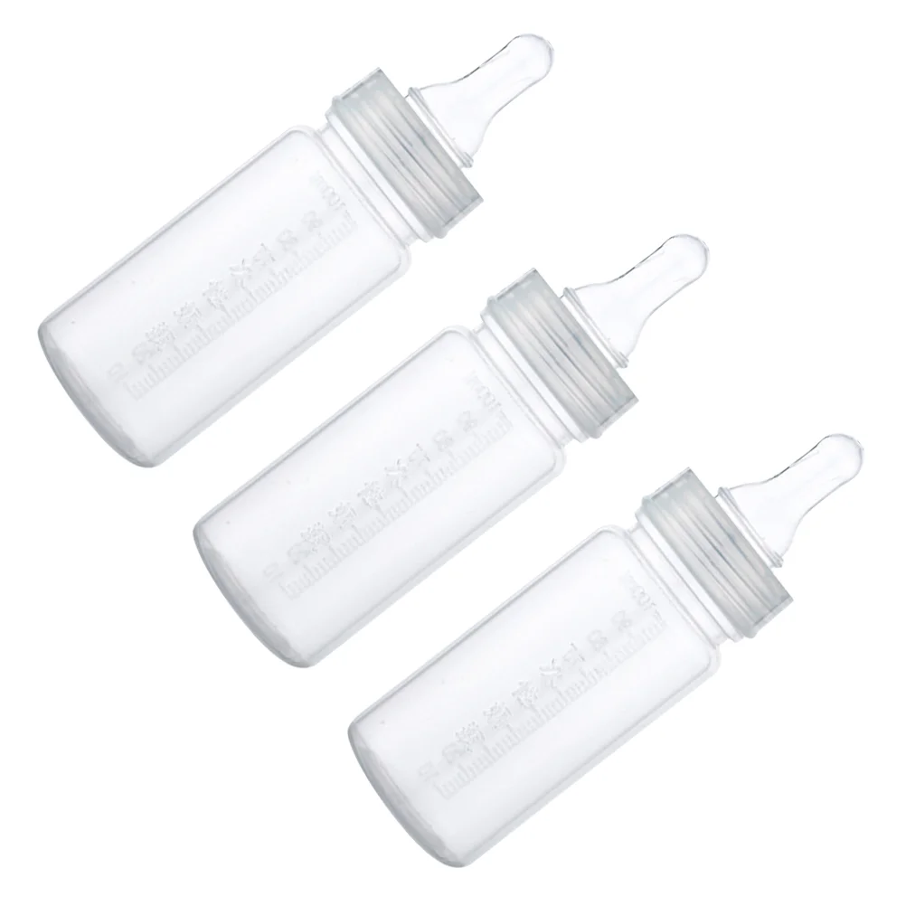 Disposable Baby Milk Bottle Newborn Feeder Portable Infant Nursing Bottle Once Off Bottles Feeding Containers 3pcs