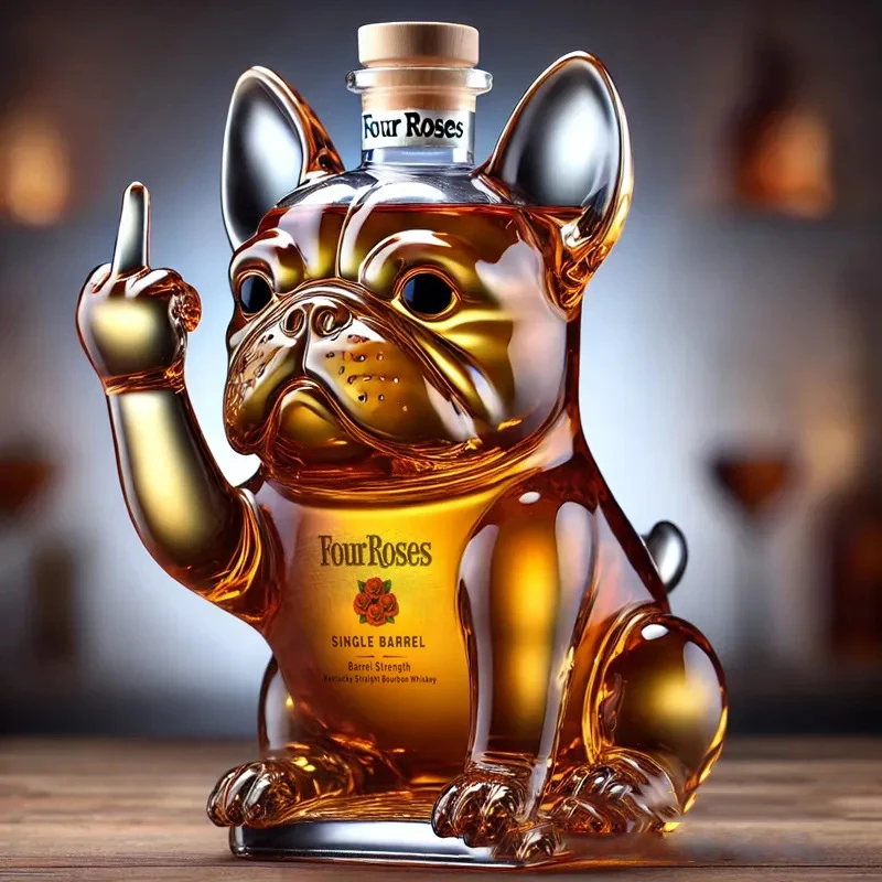 Dog Anial Whiskey And Wine Decanter The Wine Savant – Beautiful - View #9