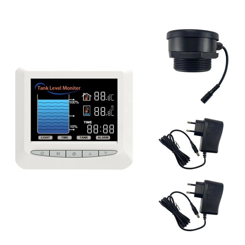 Smart TLC-2101WL Wireless Ultrasonic Sensor Multifunctional Intelligent Display 10-250 cm Container Controller Level Alarm