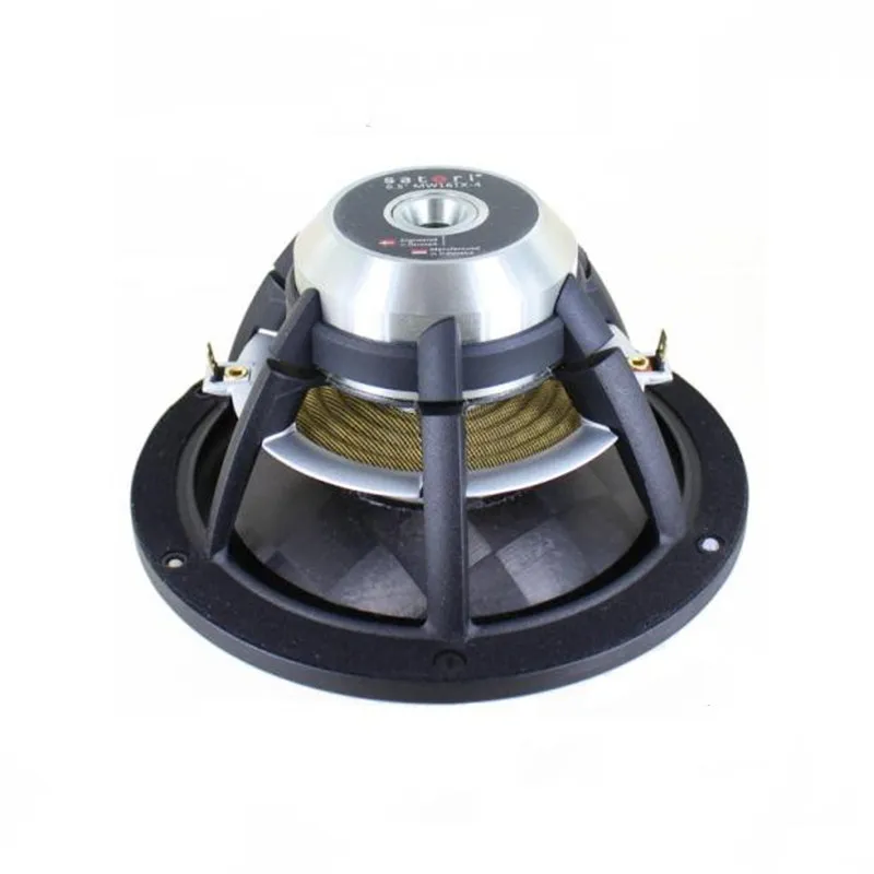 ASY-01 MW16TX-4/WO24TX-4 TeXtreme 6.5/9.5 Inch Carbon Fiber Mid Woofer Speaker 4ohm/60W/90W (1PCS)