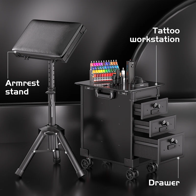 タイドゥ スーツケース タトゥー用 三段引き出し付き ラゲージケース