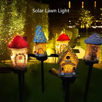 Mushroom/ House Light Garden Decoration 1
