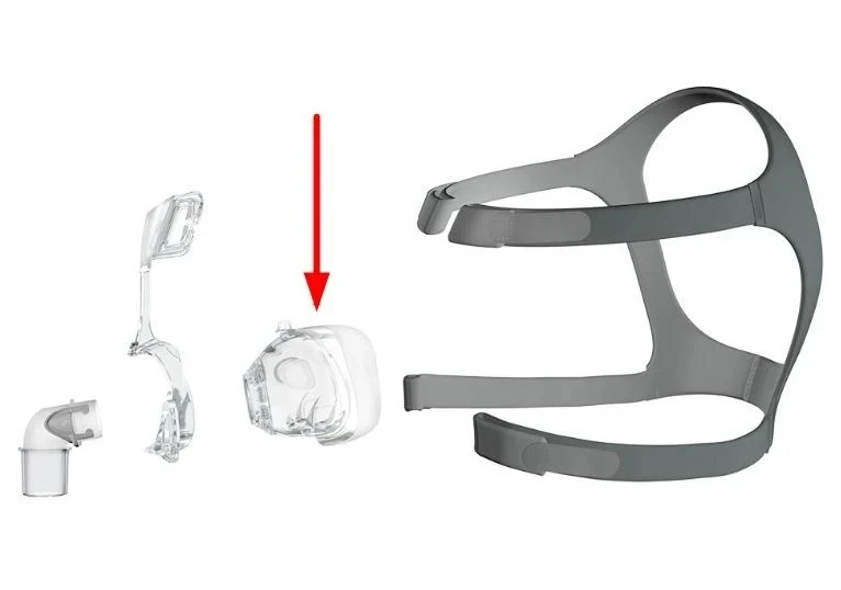 Original Silicone Cushion Resmed Mirage FX Nose Mask Respirator Pads Mirage Accessories Not Whole Set cpap nasal mask