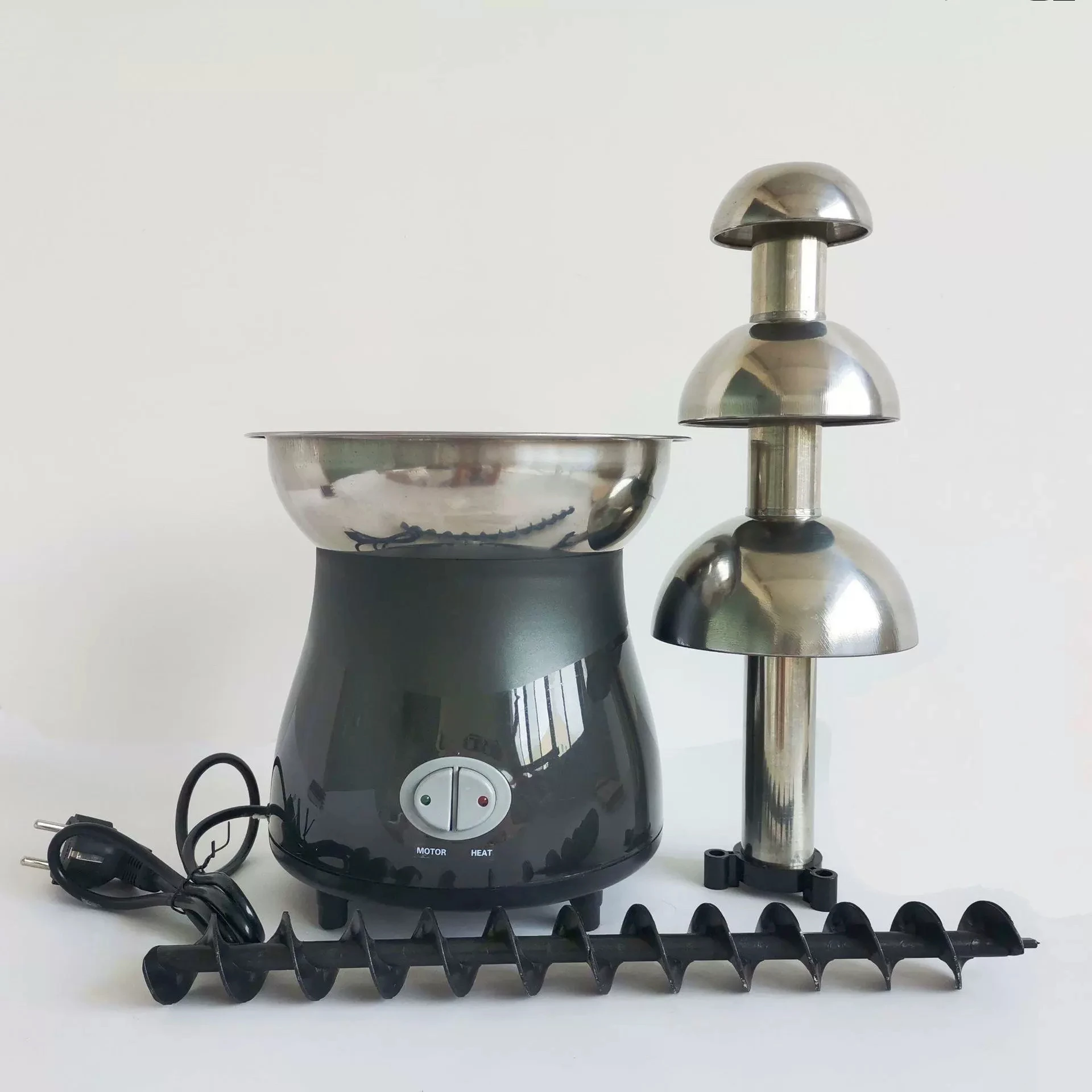 Stainless Steel 3Tier Chocolate Fountain, Commercial and Home Use for Parties and Events Quick Melt Appliance Easy Clean Device 2