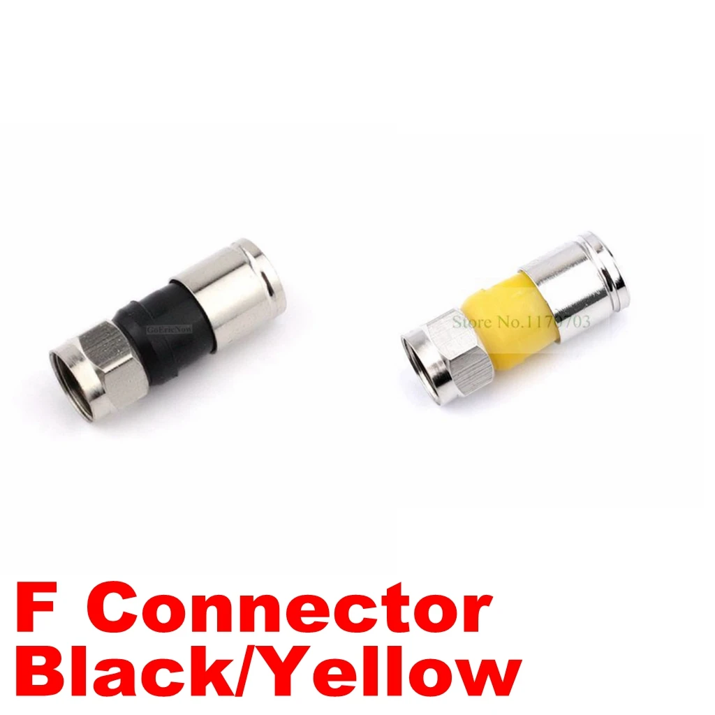 25 Pcs Universal Waterproof Rg6 Snap & Seal Outdoor Coax Compression F